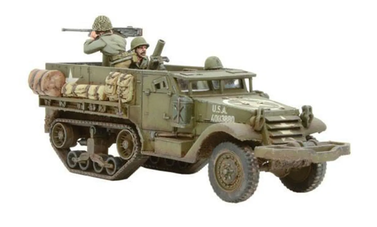 Warlord Games 28mm Bolt Action - US Forces - M21 Mortar Carrier Half-Track Model Kit
