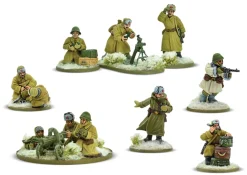 Warlord Games 28mm Bolt Action - Soviet Forces - Army Support Group in Winter Uniform