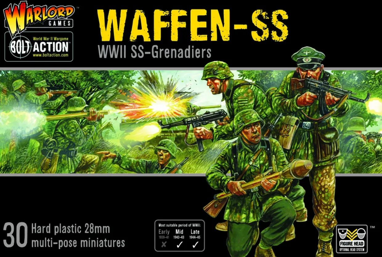 Warlord Games 28mm Bolt Action - German Forces - Waffen SS Grenadiers 1942-1945