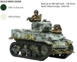 Warlord Games 28mm Bolt Action - US Forces - M5 Stuart Model Kit