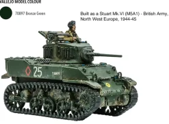 Warlord Games 28mm Bolt Action - US Forces - M5 Stuart Model Kit