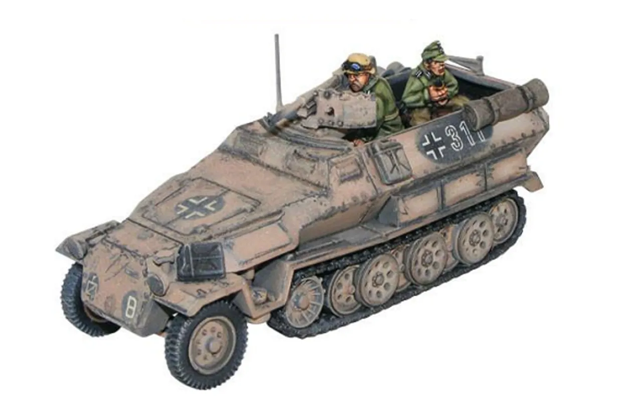 Warlord Games 28mm Bolt Action - German Forces - Sd.Kfz.251/10 37mm Pak 36 Platoon Leader Half-Track