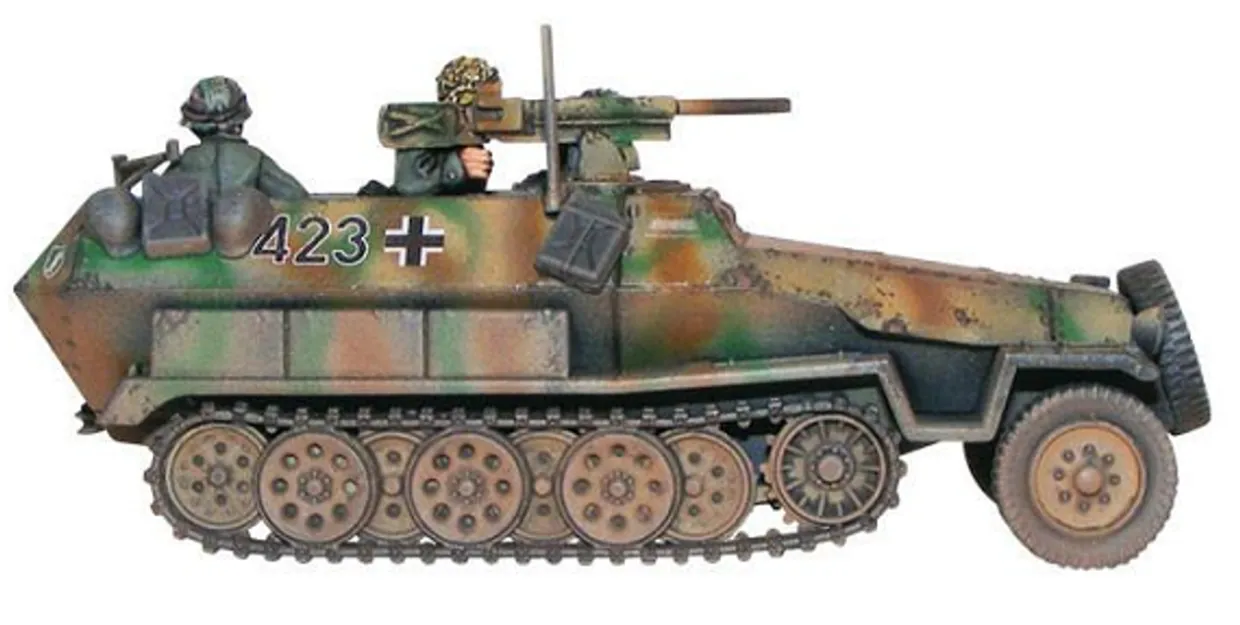 Warlord Games 28mm Bolt Action - German Forces - Sd.Kfz.251/10 37mm Pak 36 Platoon Leader Half-Track
