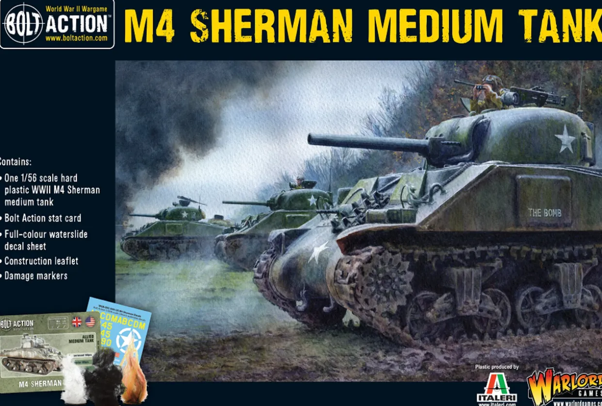 Warlord Games 28mm Bolt Action - US Forces - M4 Sherman Medium Tank