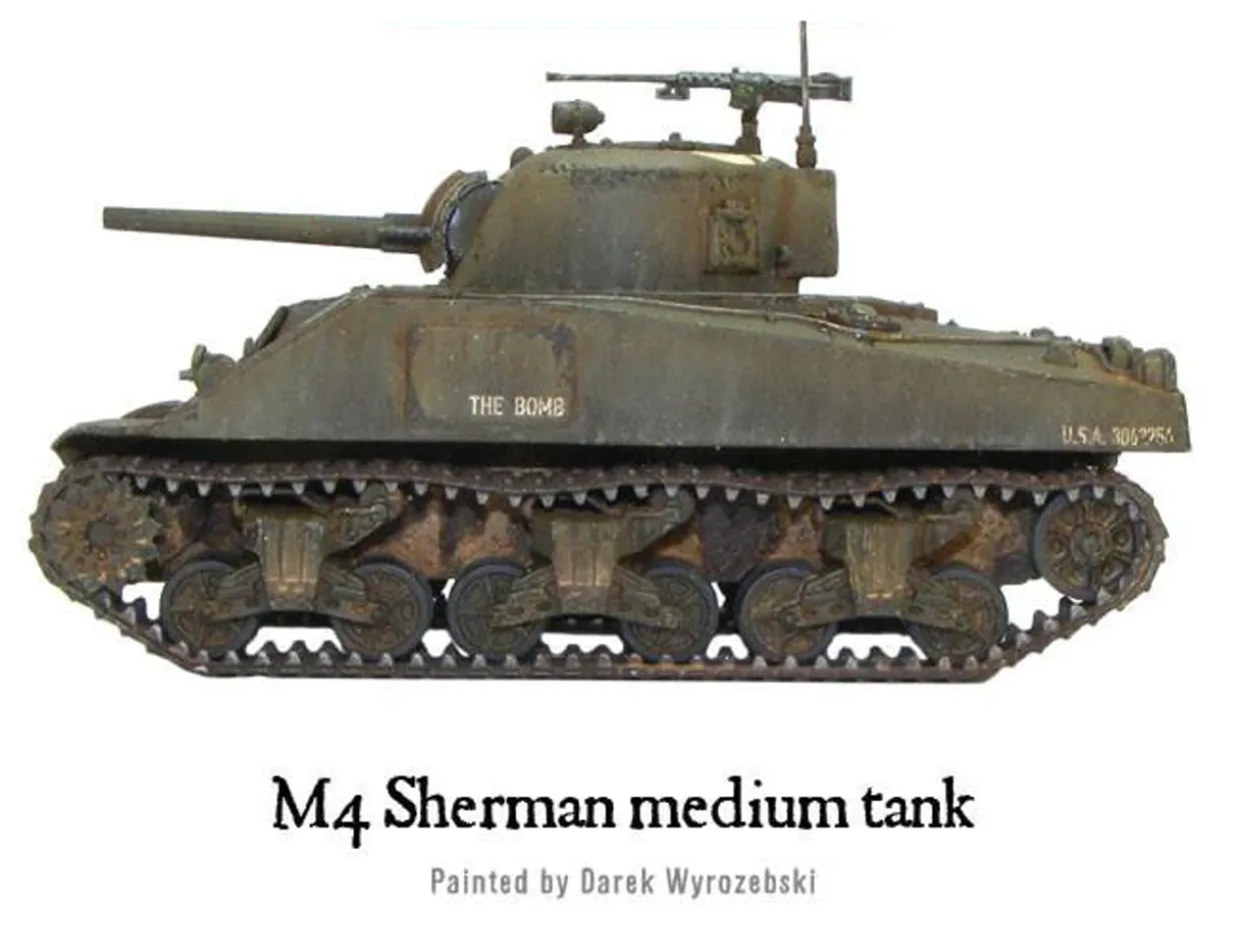Warlord Games 28mm Bolt Action - US Forces - M4 Sherman Medium Tank