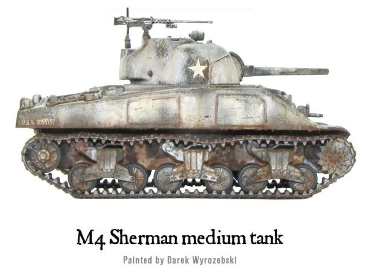 Warlord Games 28mm Bolt Action - US Forces - M4 Sherman Medium Tank