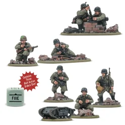 Warlord Games 28mm Bolt Action - German Forces - German Veteran Infantry 1939-1945 - Weapon Teams