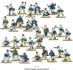 Warlord Games 28mm Bolt Action - German Forces - Fallschirmjager in Winter Uniform 1944-1945 Platoon