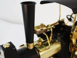 Wilesco D366 Live Steam Roller Black & Brass