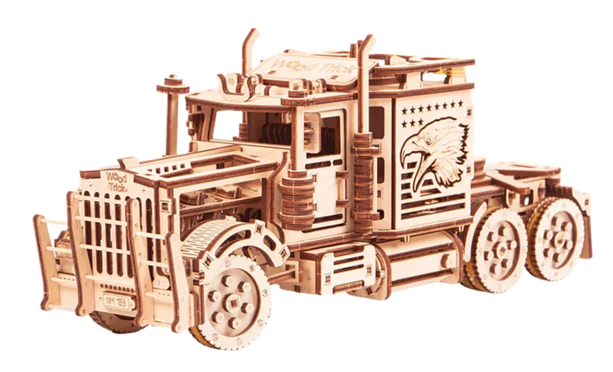 Wood Trick Big Rig 3D Wooden Model Kit