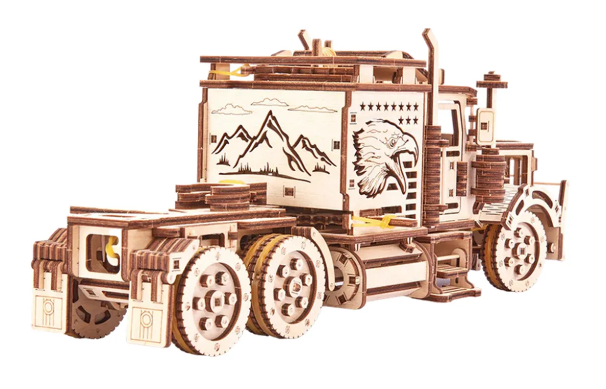 Wood Trick Big Rig 3D Wooden Model Kit