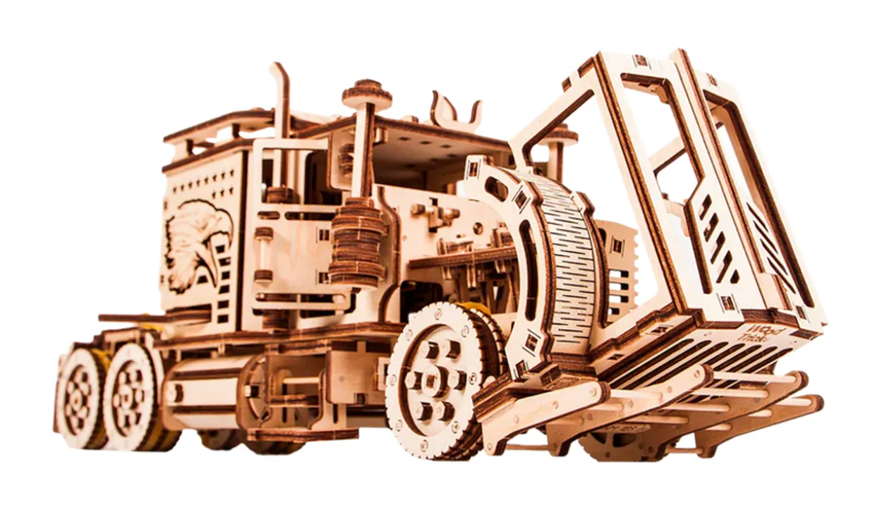 Wood Trick Big Rig 3D Wooden Model Kit