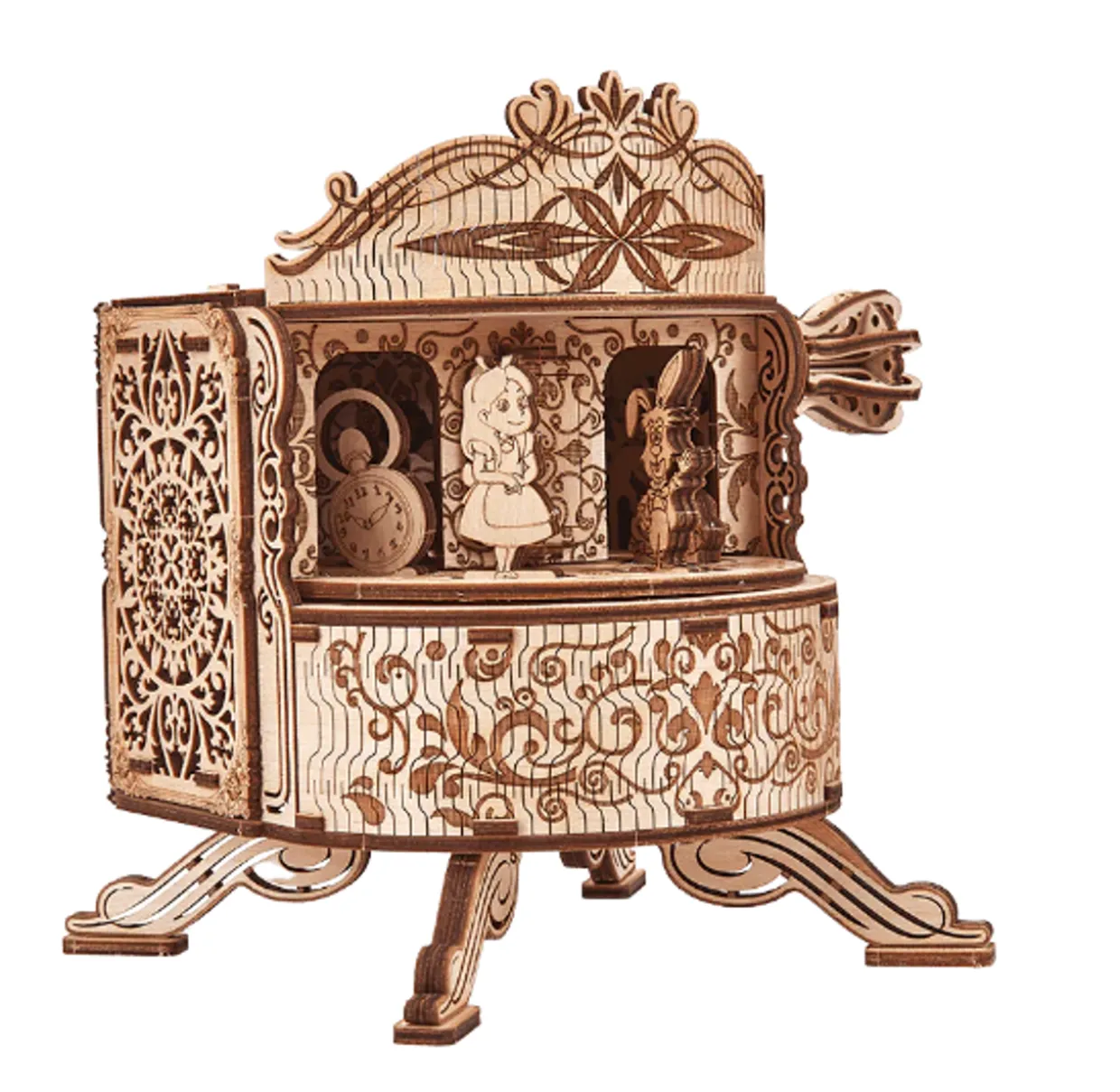 Wood Trick Fairy Theatre Music Box 3D Wooden Model Kit