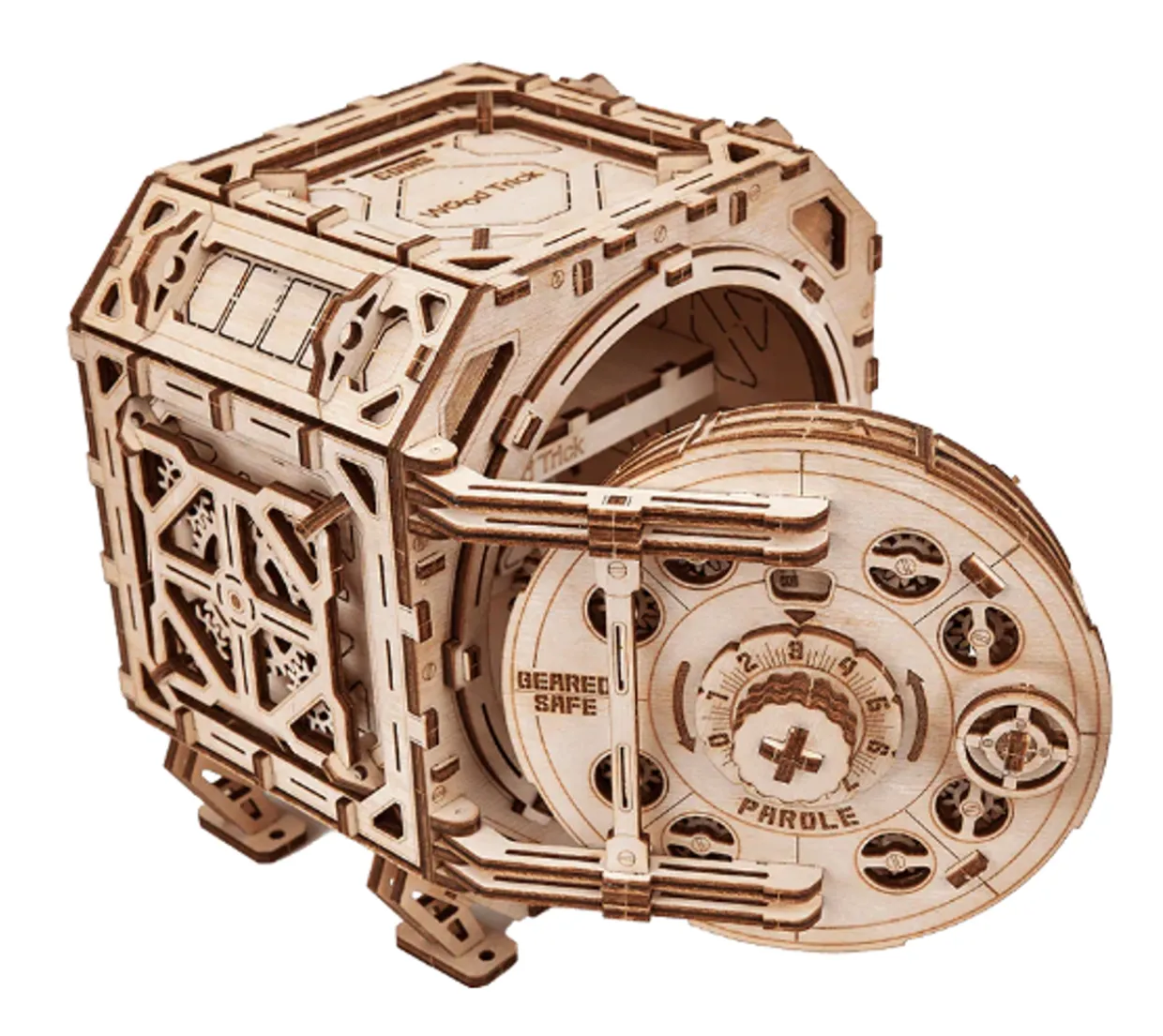 Wood Trick Geared Safe 3D Wooden Model Kit