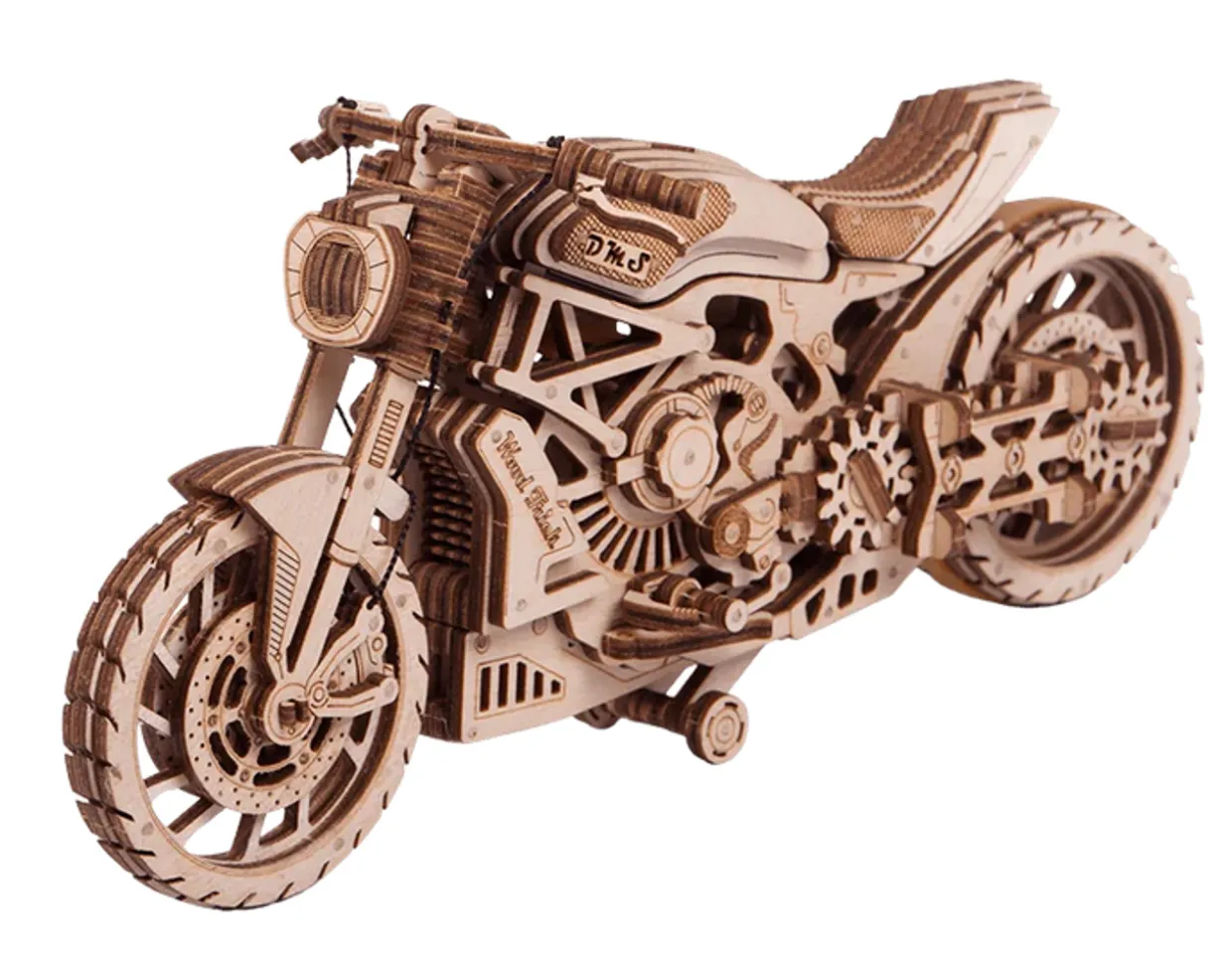 Wood Trick Motorcycle DMS 3D Wooden Model Kit