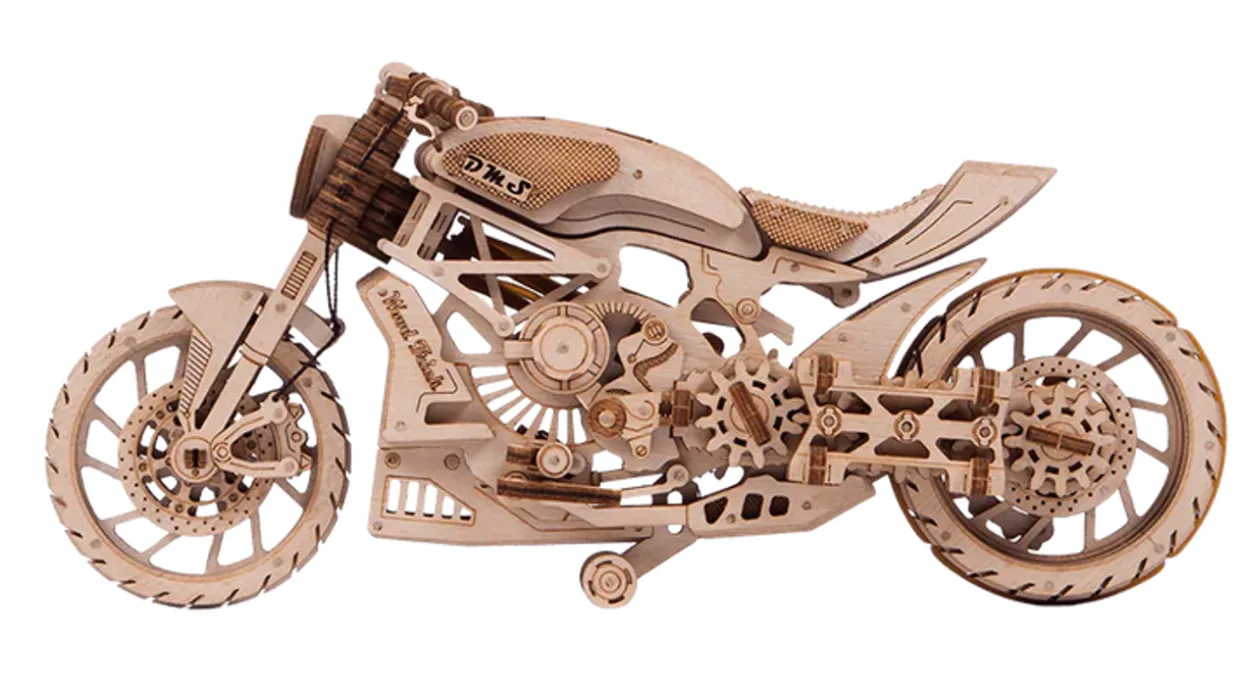 Wood Trick Motorcycle DMS 3D Wooden Model Kit