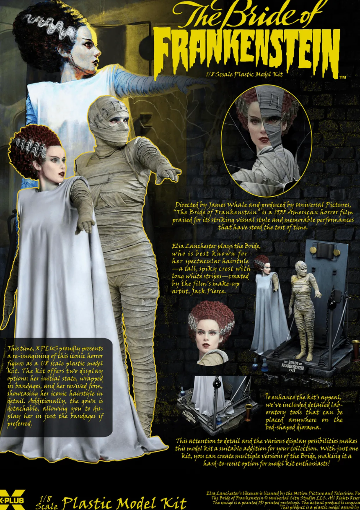 X-Plus 1/8 The Bride of Frankenstein