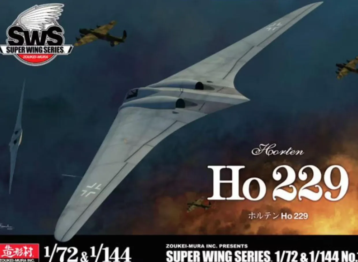 Zoukei Mura 1/72 & 1/144 Horten Ho 229 Model Kit