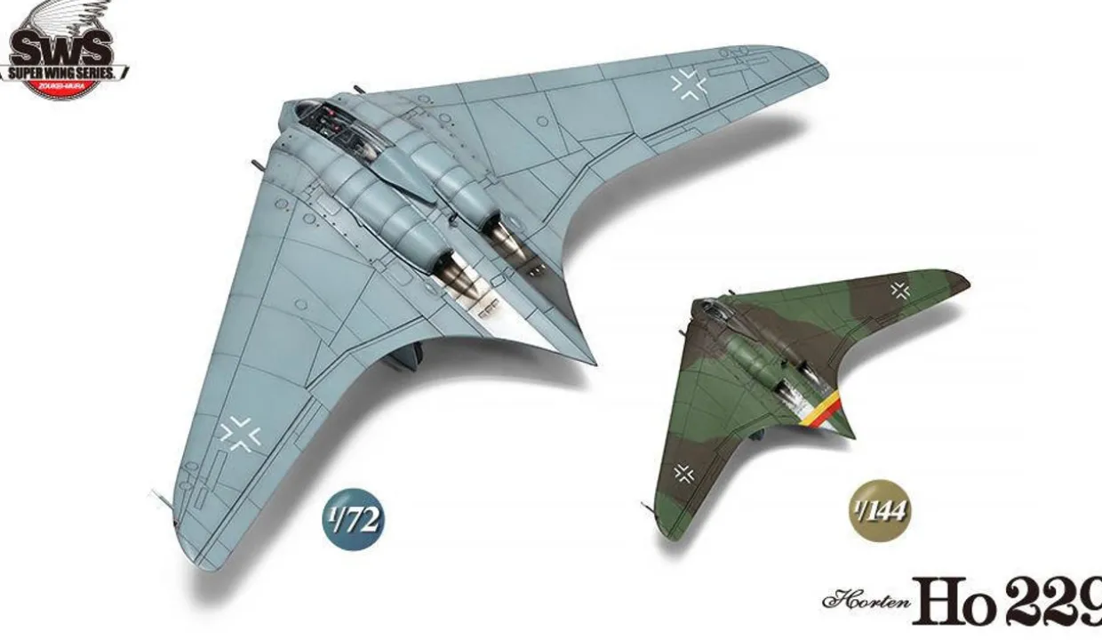 Zoukei Mura 1/72 & 1/144 Horten Ho 229 Model Kit