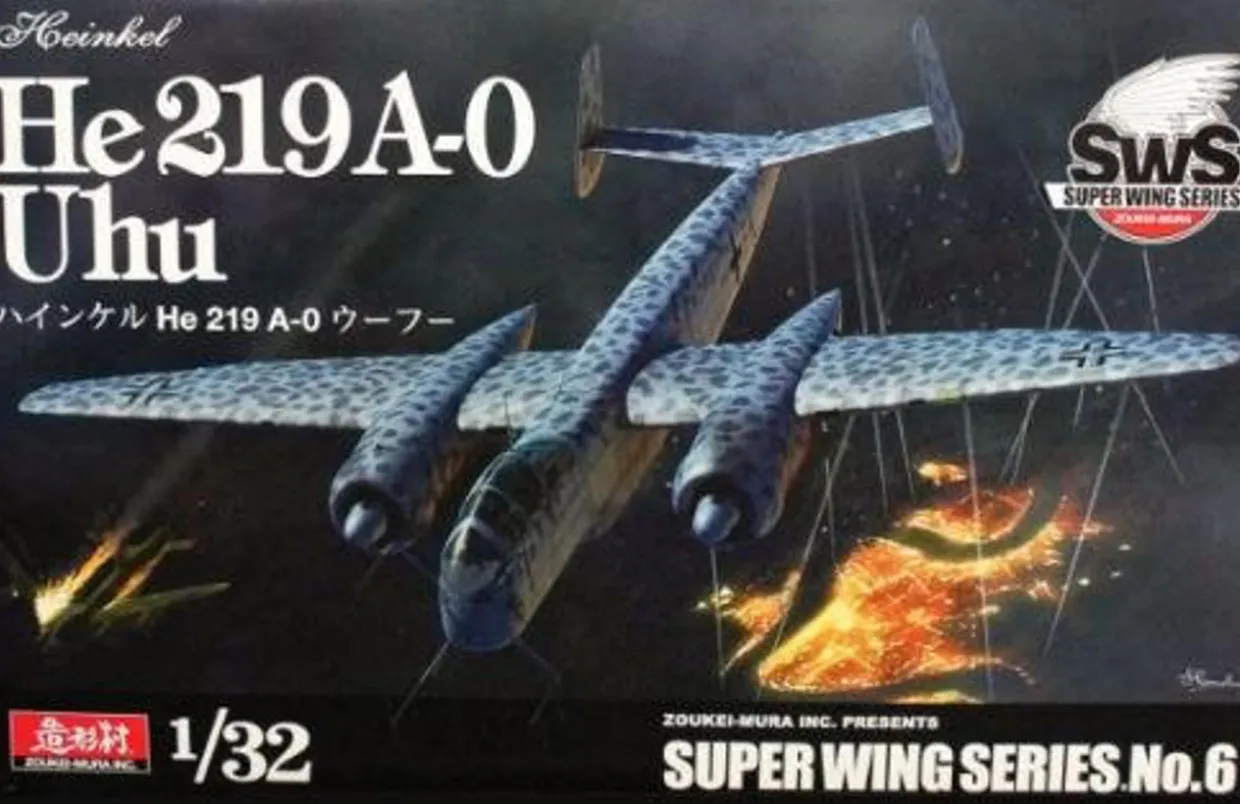 Zoukei Mura 1/32 Heinkel HE 219 Uhu Model Kit