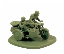 Zvezda 1/72 Soviet M-72 Motorcycle with Sidecar and Crew