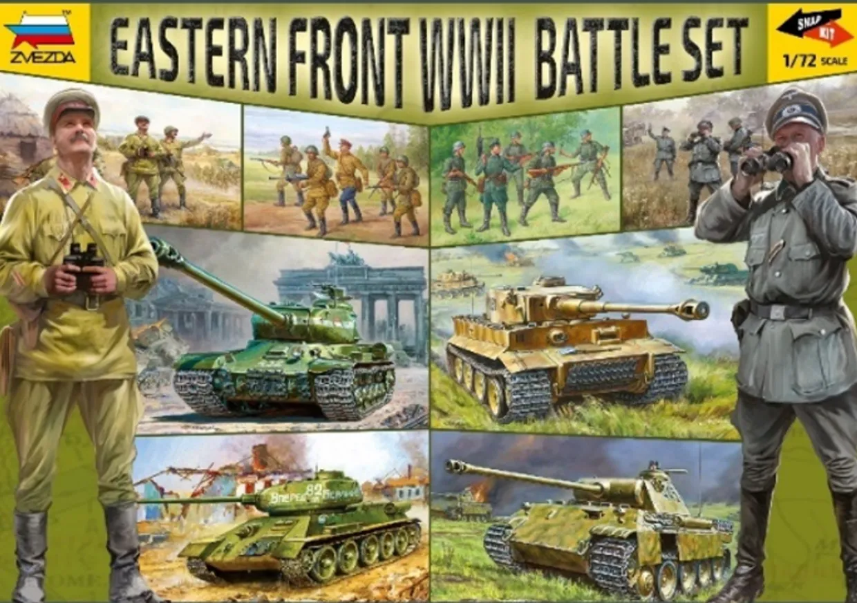 Zvezda 1/72 WWII Eastern Front Battle Set
