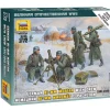 Zvezda 1/72 WWII German 80mm Mortar with Crew Winter Uniform