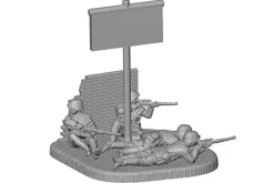 Zvezda 1/72 WWII German Sniper Team