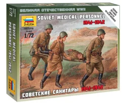 Zvezda 1/72 WWII Soviet Medical Personnel 1941-42