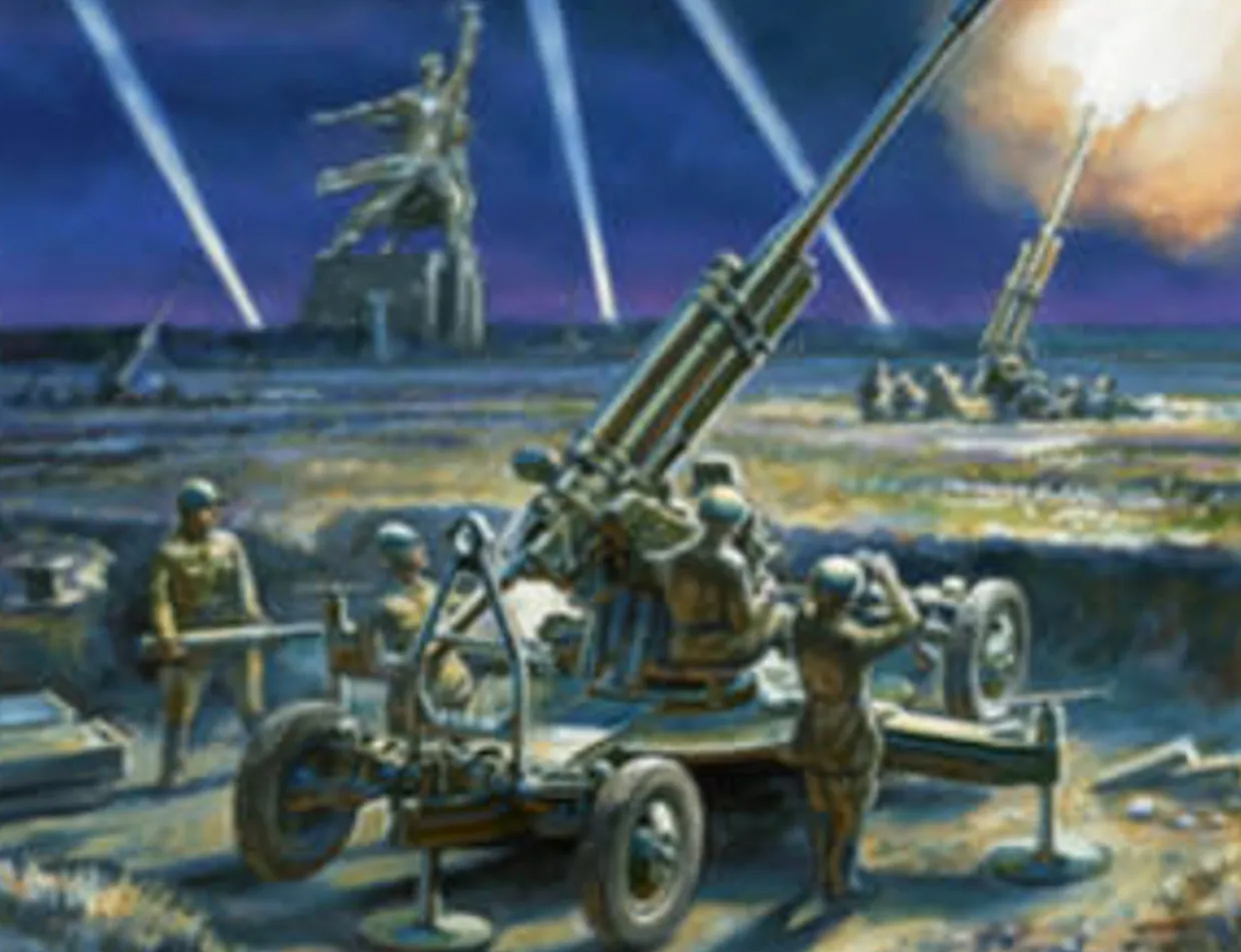Zvezda 1/72 WWII Soviet 85mm Anti Aircraft Unit