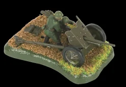 Zvezda 1/72 WWII Soviet 45mm Anti-Tank Unit with Crew
