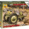 Zvezda 1/72 WWII Soviet 76mm and crew